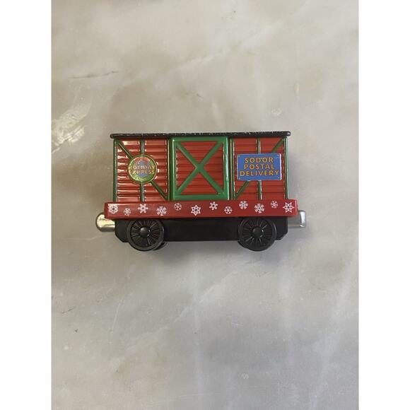 Thomas & Friends Take N Play Along Die Cast Holiday Box Car 2003 - Picture 4 of 6